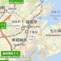 Tagajō Shi Street Map