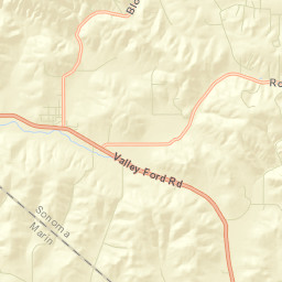 Bloomfield California Street Map