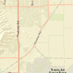 Cordero Junction California Street Map