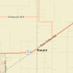 Centralia California Street Map