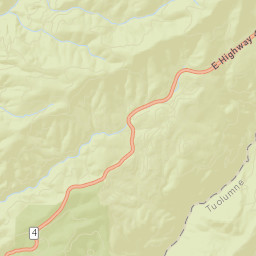 Snowshoe Springs California Street Map