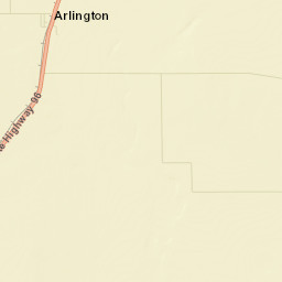 Arlington Colorado Street Map