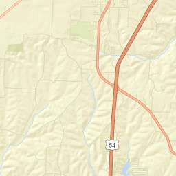 Franklin, MO, USA Street Map