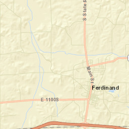 521 W 13th St Ferdinand Indiana Street Map