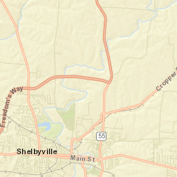 Shelbyville, KY 40065, USA Street Map
