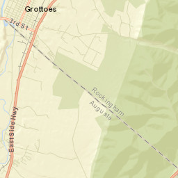 Grottoes Street Map