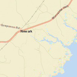 Worcester County Street Map