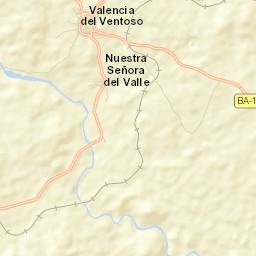 Valencia del Ventoso Street Map