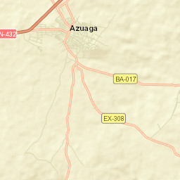 Azuaga Street Map