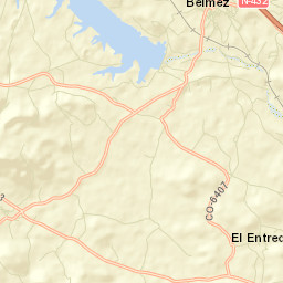 Bélmez Street Map