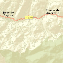 Beas de Segura Street Map