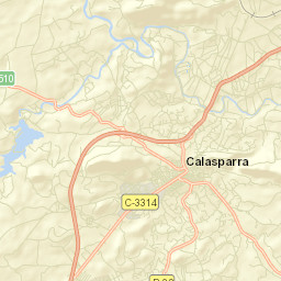 Calasparra Street Map