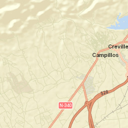 Crevillente Street Map
