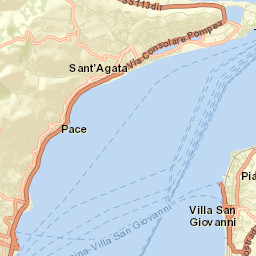 Villa San Giovanni Street Map