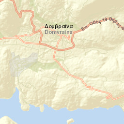 Domvraína Street Map