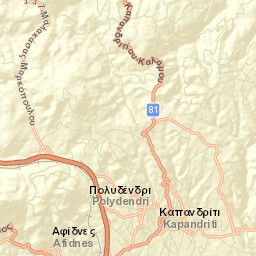 Kapandríti Street Map
