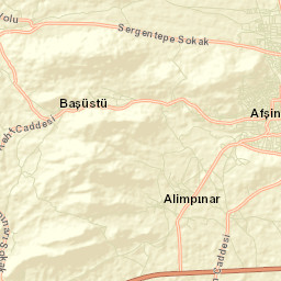 Afşin Street Map