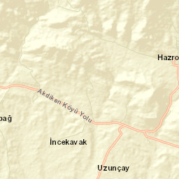 Hazro Street Map