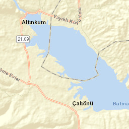 Altınkum Street Map