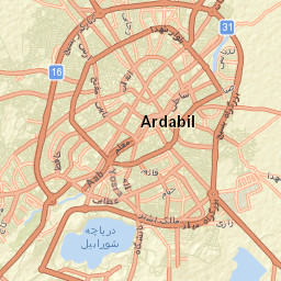 Ardabil Street Map