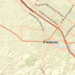 McNear California Street Map