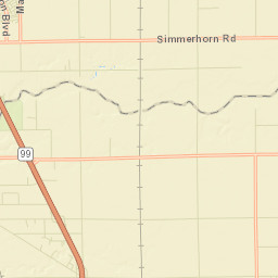 Collierville California Street Map