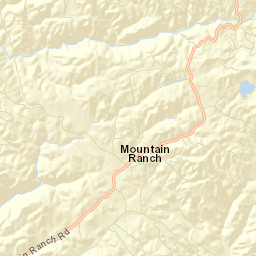 Mountain Ranch California Street Map