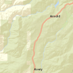 Pinebrook California Street Map
