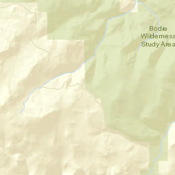 Bodie California Street Map