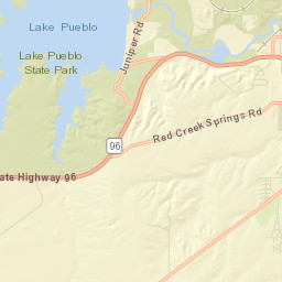 5610-5684 State Highway 96, Pueblo, CO Street Map