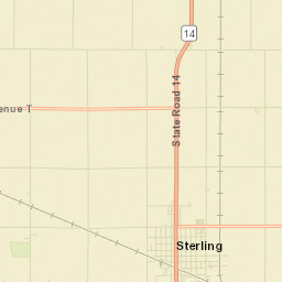 1835-1869 N Broadway Ave Sterling Street Map