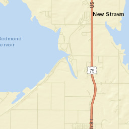 Coffey County Street Map