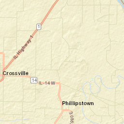 S Cross St Crossville IL 62827 Street Map