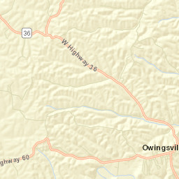 Owingsville Street Map