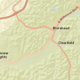 Rowan County Street Map