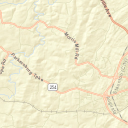 Augusta County Street Map