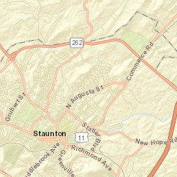 City of Staunton Street Map