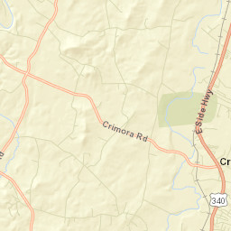 Crimora Street Map