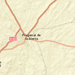 Fregenal de la Sierra Street Map