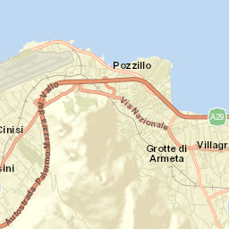 Cinisi Street Map