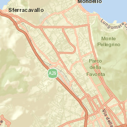 Sferracavallo Street Map