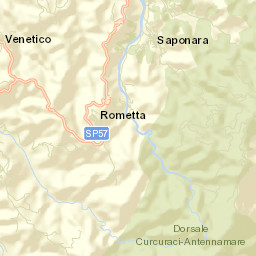 Venetico Superiore Street Map