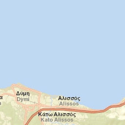 Káto Achaḯa Street Map