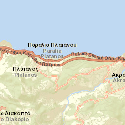Akráta Street Map