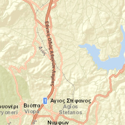 Ágios Stéfanos Street Map