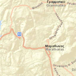 Marathónas Street Map