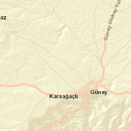 Güney İlçesi Street Map