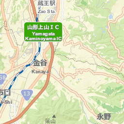 Kaminoyama Street Map