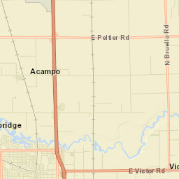 Peltier California Street Map