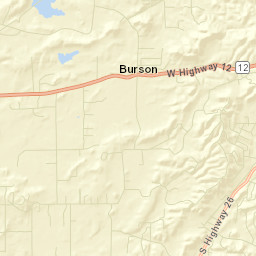 Burson California Street Map